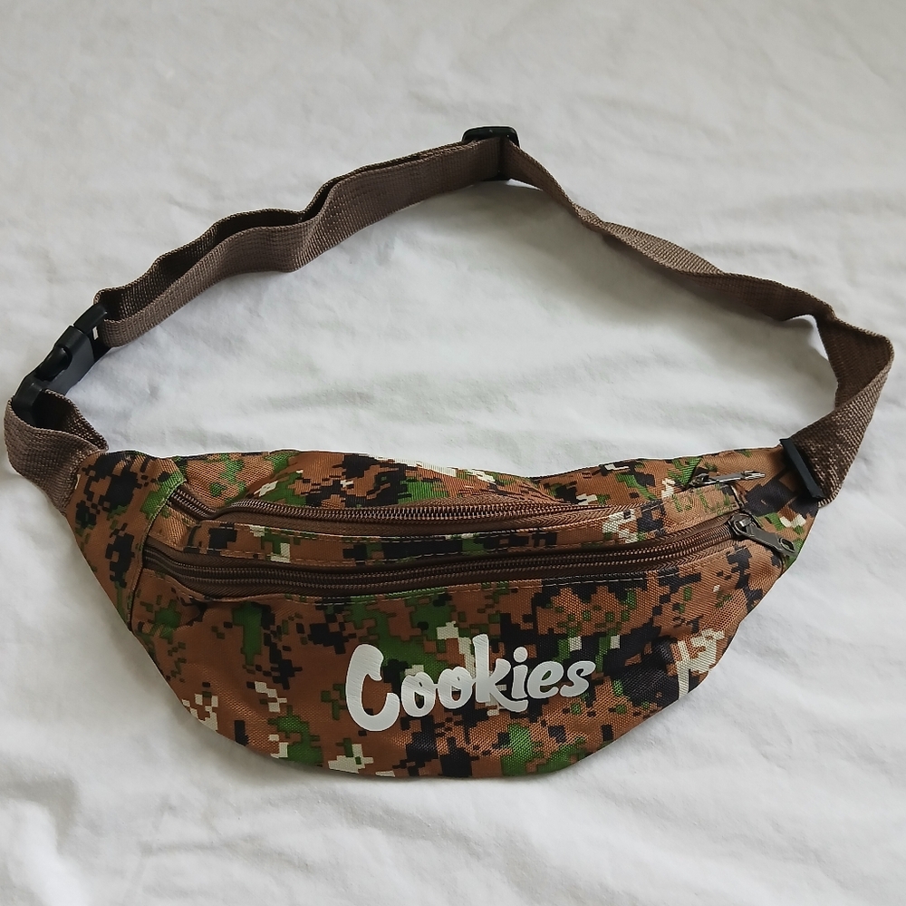 Cookie Camo Waist Pack | Unisex Fanny Pack | Never Worn